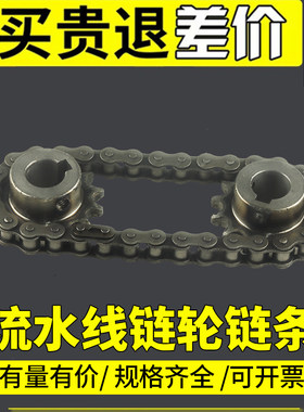 流水线齿轮4分链轮3分链条