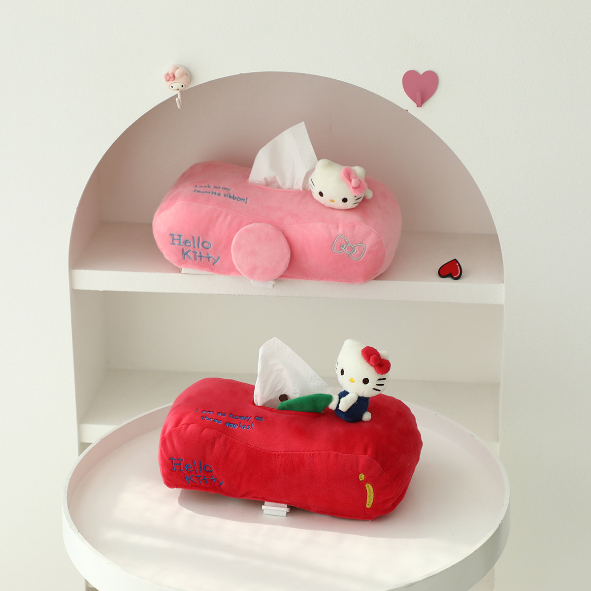 包邮Hello Kitty卡通立体纸巾盒可爱少女风车载汽车纸巾盒纸巾抽
