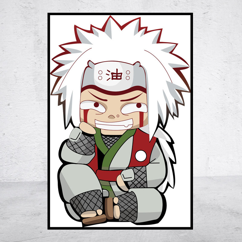 【新品】动漫5D钻石画火影忍者自来也方圆钻满贴十字绣满绣印花