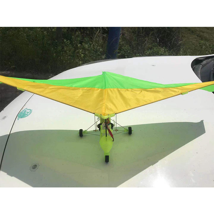 新款航空模型遥控三角翼伞机固定翼航模飞机动力伞 公园草地风筝