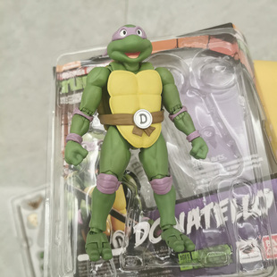 万代SHF正版 非市面上KO 1987忍者神龟多纳泰罗爱因斯坦DONATELLO