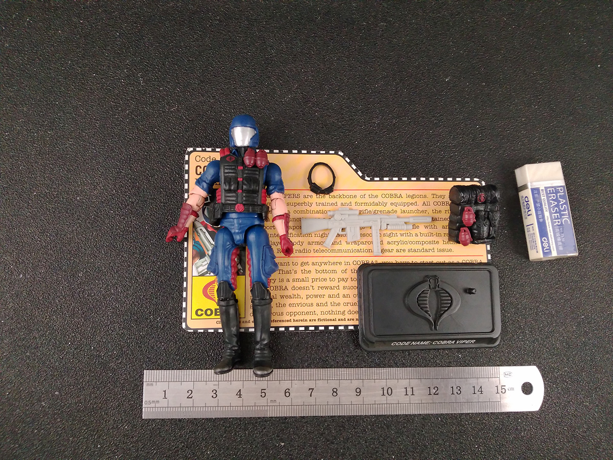 GIJOE 特种部队 3.75寸 25周年 眼镜蛇 蛇怪VIPER 全配