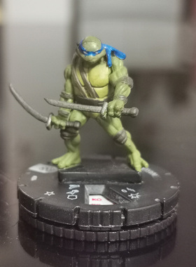 HEROCLIX威世智反转英雄 TMNT忍者神龟 雷欧纳多达芬奇