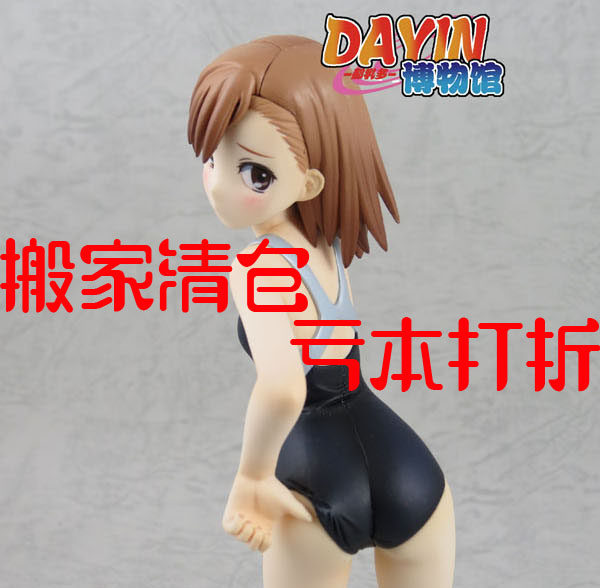 正品现货寿屋 御坂美琴电击通贩限定黑色学园泳装水着手办