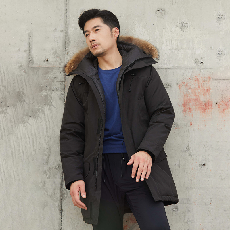 高充绒高保暖加厚羽绒大衣