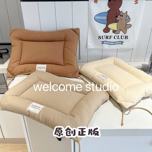 原创手工纯棉垫子地垫坐垫四季专用狗窝猫咪笼子垫可机洗宠物用品