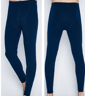 舒适单条秋裤 华友源9014纯棉莱卡棉弹力男士 包邮