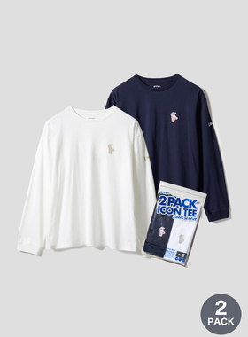 日本小潮牌lamb羊基础纯棉刺绣长袖T恤男女同款情侣装单件售卖