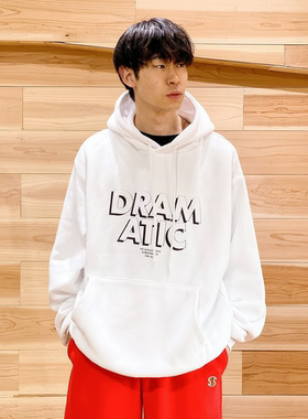 日本潮牌DRAMATIC连帽超宽松纯棉卫衣男女同款15000+日元清仓包邮
