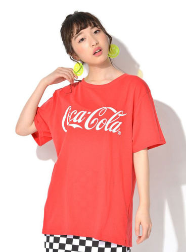 复古cocacola短袖T恤半袖宽松