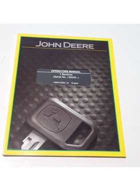 JOHN DEERE 7 BackHOE 操作员 130240 系列