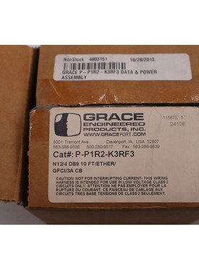GRACE P-P1R2-K3RF3 接口数据和电源 ASSM。 *全新带盒*库存L-293
