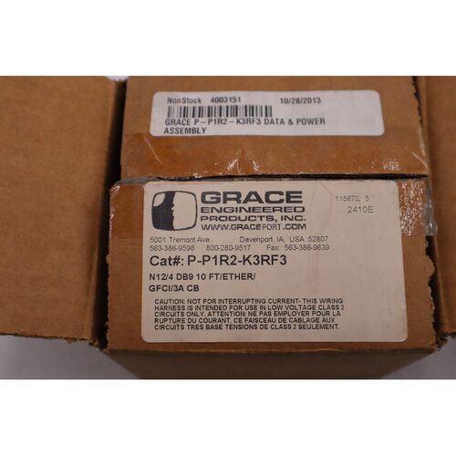 GRACE P-P1R2-K3RF3 接口数据和电源 ASSM。 *全新带盒*库存L-293