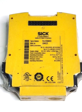 SICK FX3-XTI084002 1044125 V2.10.0 安全继电器