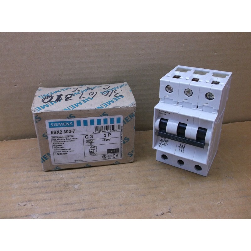 5SX2303-7 Siemens Nuovo IN Scatola 3A Circuito Interruttore