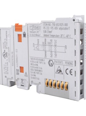 WAGO 750-652/025-000 SERIELLE SCHNITTSTELLE RS-232/485