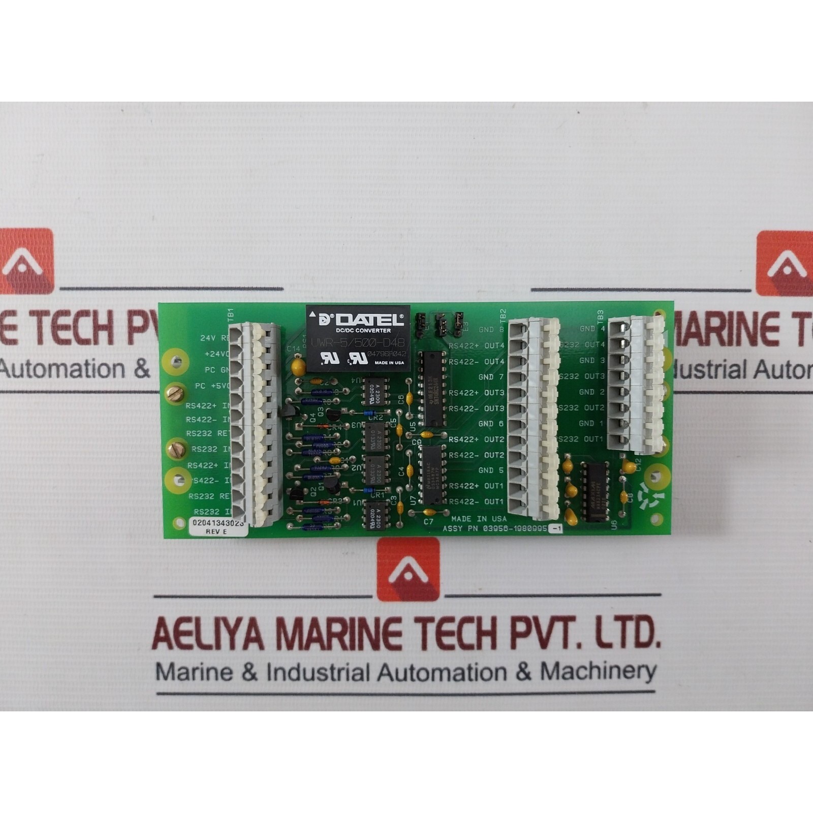 SM-ELECTRICS 03956-1980995-1 PCB Assembly Board AW Rev B