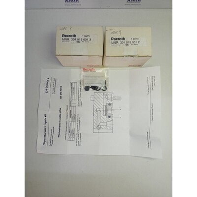 Rexroth 3340180012 Pneumatisches Ventil Reparaturset -NEU