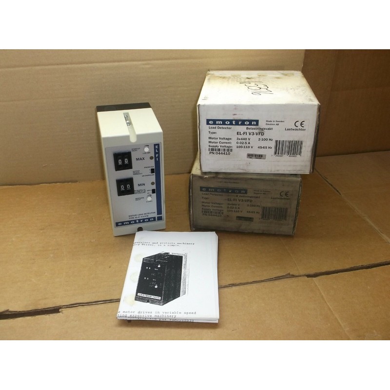 EL-FI V3-VFD Emotron Neu In Der Verpackung Motorlastdetektor