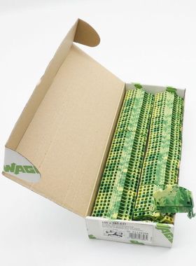 100x Wago 280-637 280637 51128398 3-Leiter-Schutzleiterklemm