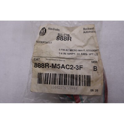 Allen Bradley 888R-M5AC2-3F 接收 AC 微型库存 H1646A