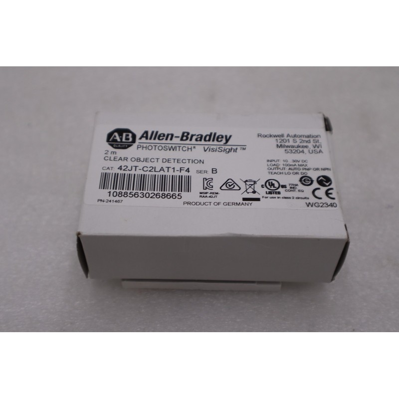 Allen Bradley 42JT-C2LAT1-F4 光电传感器 42JT 透明对象库存 H1