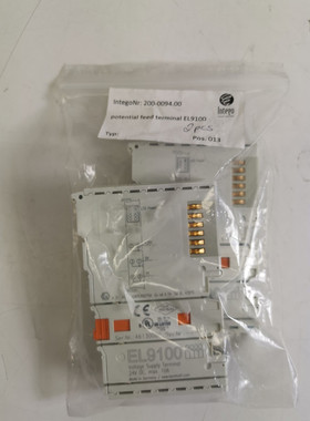 BECKHOFF EL9100 Potenzialeinspeiseklemme, 24 V DC 2er Packun