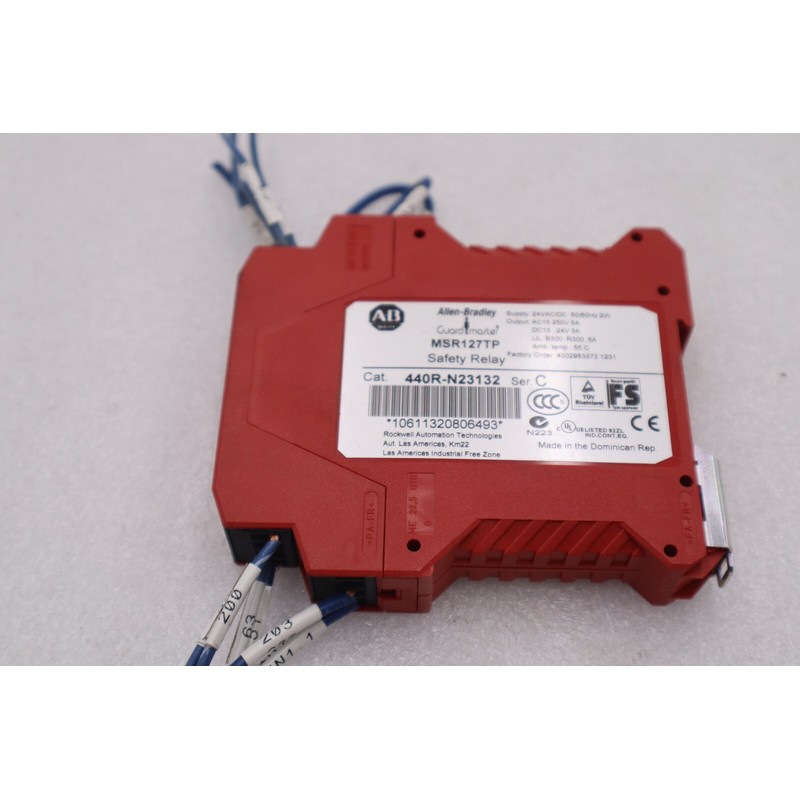 Allen Bradley 440R-N23132 /C,安全继电器,Guard Master MSR127T