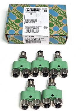 5 件.PHOENIX CONTACT 1683455,SAC-3P-M12Y/2XM12FS PE