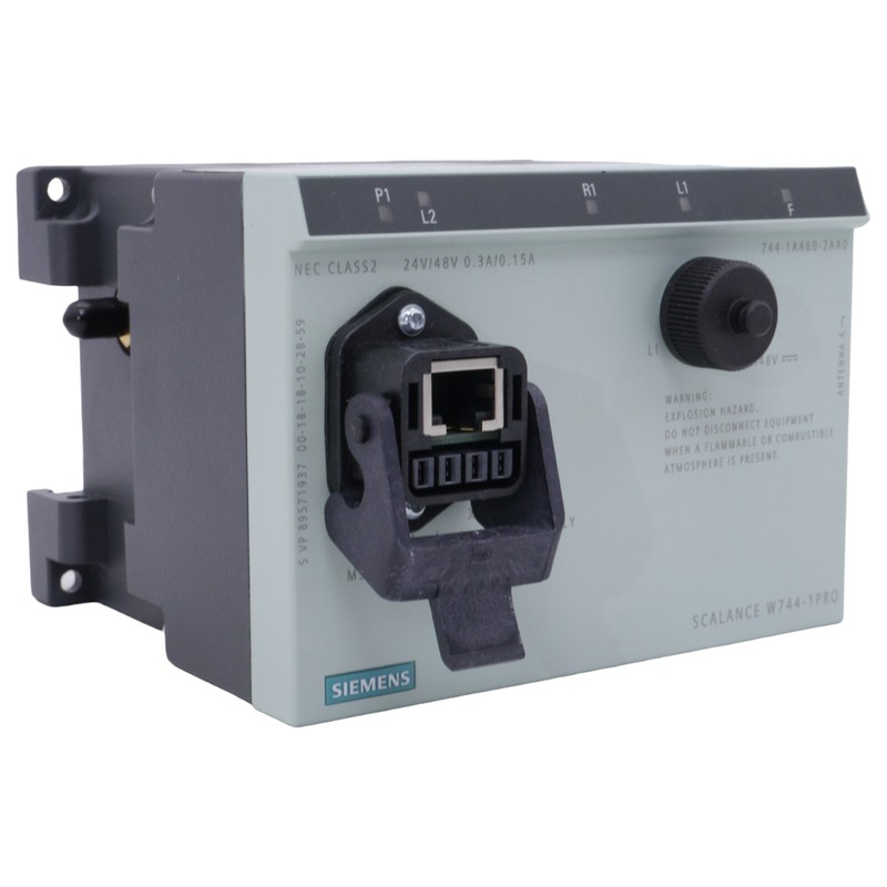 SIEMENS 6GK5744-1AA60-2AA0 IWLAN ETHERNET CLIENT MODULE SCAL