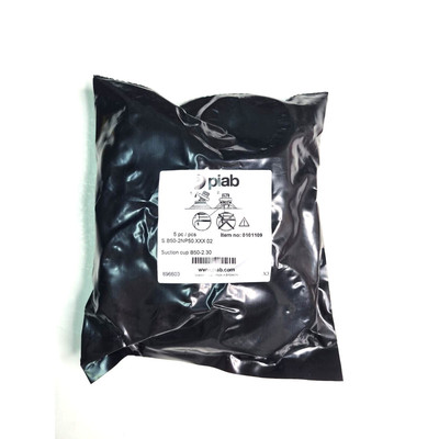 5 件.PIAB 0101109 uction 杯 B50-2.30 丁腈-PVC, 带滤盘