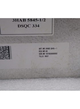 Efore ABB SR92A060 电源模块 3HAB 5845-1/2 库存 3192