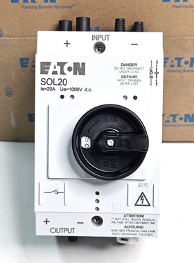 EATON SOL20/2MC3 直流开关断开 20A 2Strings MC3 120913 36W10