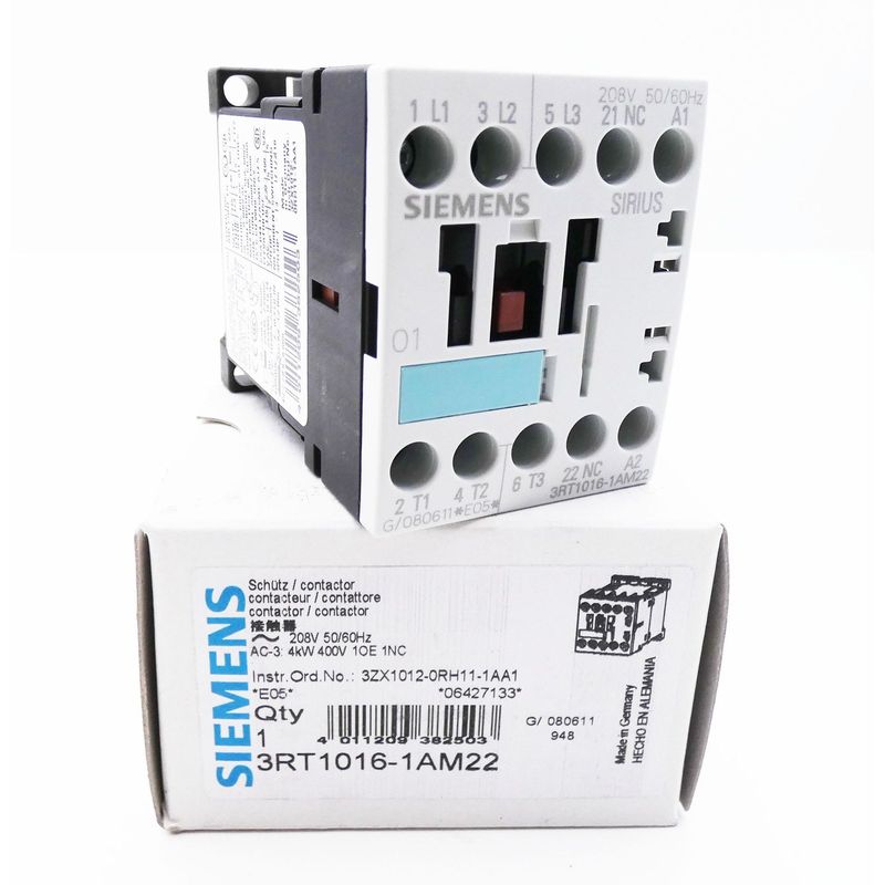 Siemens Sirius 3RT1016-1AM22 208VAC E-Stand: 05 Schütz -unu