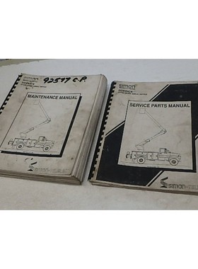 SIMON SIDEKICK OVERCENTER XT AERIAL LIFT 维护和零件