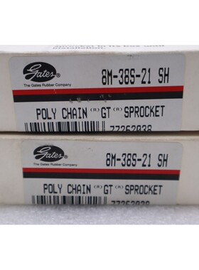 全新 Gates 8M-38S-21 SH 齿轮滑轮 全新 旧货 #L-659