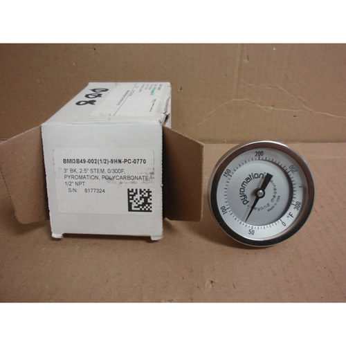 BMI3B49-002(1/2)-9HN-PC-0770 Pyromation NEW In Box Bi-Metal