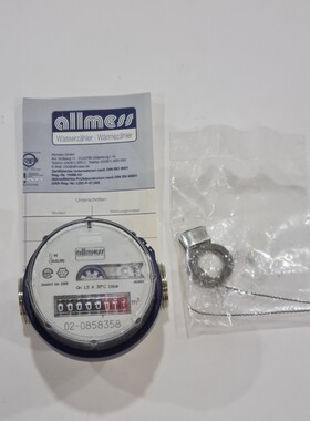 10 件 Allmess 水表通用 EVK 3/80-V TU6 +m Q3 2.5 立方米/小时