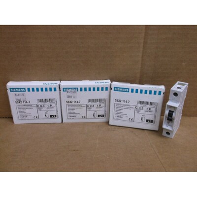 5SX2114-7 Siemens Nuevo en Caja 0.3A Disyuntor Protector 1P