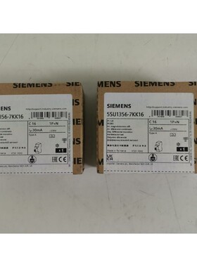 SIEMENS 5SU1356-7KK16 FI/LS-Schutzschalter C16A 2er Packung