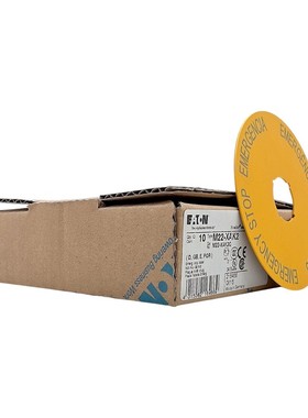 EATON M22-XAK2 ID 216466 NOT-AUS-SCHILD