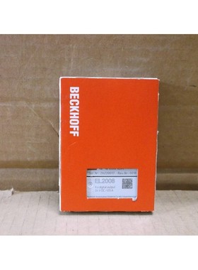EL2008 Beckhoff Neu IN Karton Plc Scheibe I/O Ethercat 8 Kan
