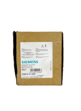 SIEMENS 3SB1831-8AF DT.GEKAPS N-A PILZ40 HALBKRAGEN