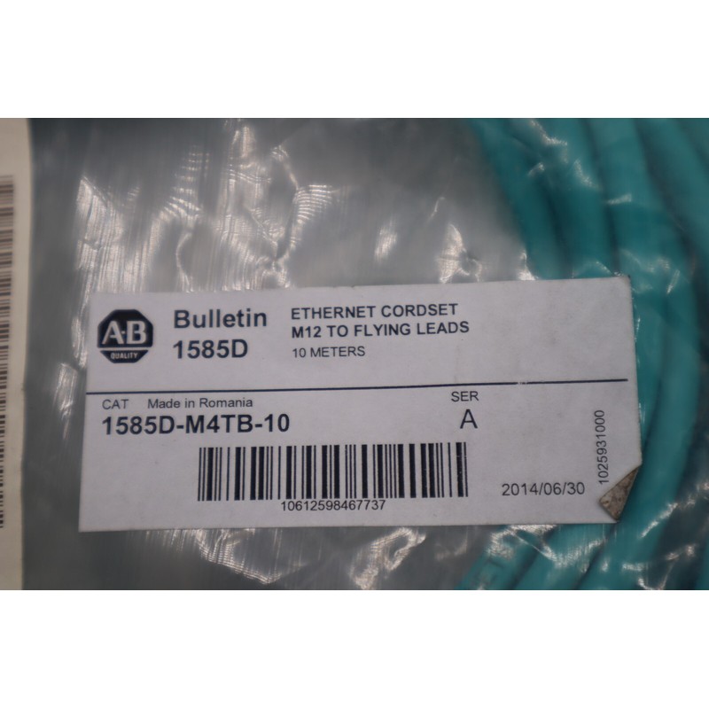 全新 Allen-Bradley 1585D-M4TB-10 以太网媒体微型 D-CODE 库存