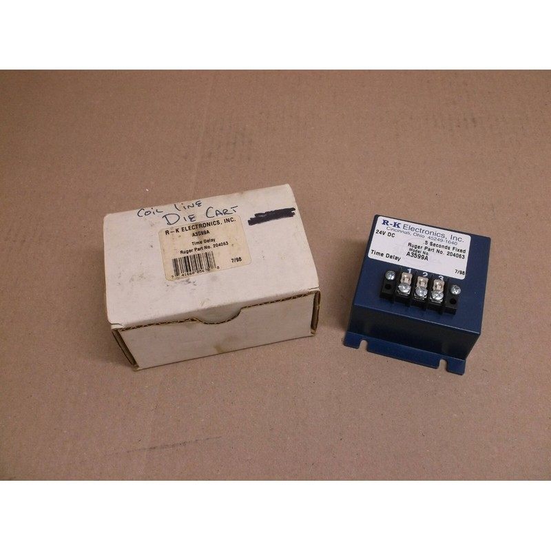 A3599A RK Electronics NEW In Box Timer Time Delay Relay