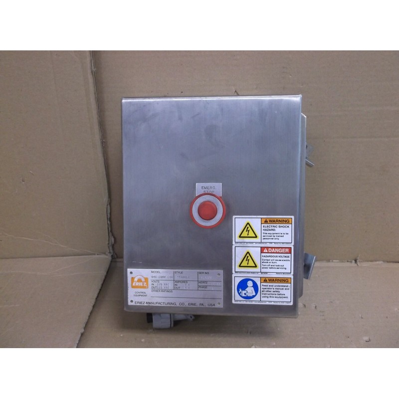 N4X-CONV CON Eriez Manufacturing Neuf Inox Urgence Arrêt Pa
