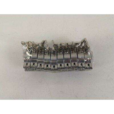 Spannring DN 10-16 ISO-KF aus Alu 10er Packung NEU