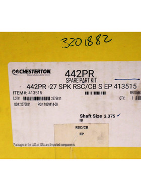 CHESTERTON 442PR 零部件套件轴尺寸 3.375 库存 #1115A