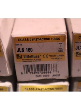 LittleFuse JLS150/ JLS 150 Powr-Gard J 级保险丝 150 安培库存