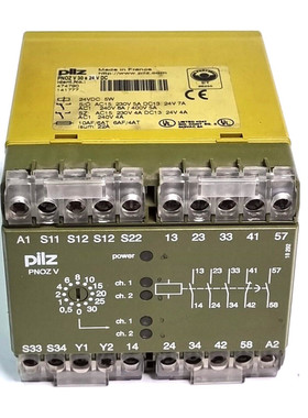 PILZ 安全继电器 47474790 PNOZ V 30S 24 V 直流 PNOZV30S24VDC